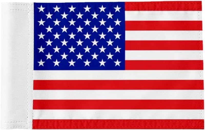 2BUT Standard Golf Flag Double Side American Golf Pin Flag Practic Putting Green Golf Flag For Backyard Garden Double-Sewn 600D Nylon Miniature Pin Flag (20"x13") - Image 1